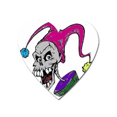 Vaping Jester Magnet (heart) by VapeHead