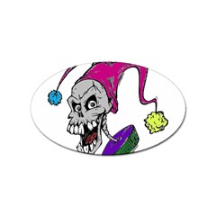 Vaping Jester Sticker 100 Pack (oval)