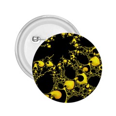 Special Fractal 04 Yellow 2 25  Button by ImpressiveMoments