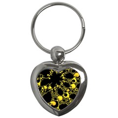 Special Fractal 04 Yellow Key Chain (heart) by ImpressiveMoments