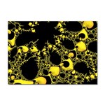 Special Fractal 04 Yellow A4 Sticker 10 Pack Front