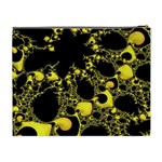 Special Fractal 04 Yellow Cosmetic Bag (XL) Back