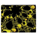 Special Fractal 04 Yellow Cosmetic Bag (XXXL) Front