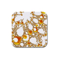 Special Fractal 04 Orange Drink Coasters 4 Pack (square) by ImpressiveMoments