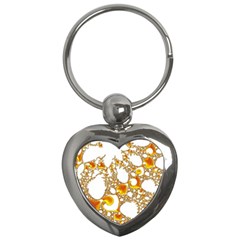 Special Fractal 04 Orange Key Chain (heart) by ImpressiveMoments