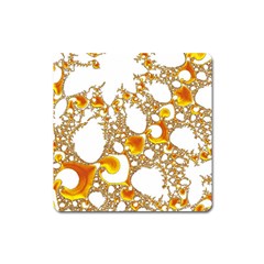 Special Fractal 04 Orange Magnet (square) by ImpressiveMoments