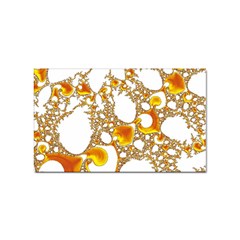 Special Fractal 04 Orange Sticker 100 Pack (rectangle) by ImpressiveMoments