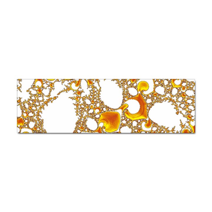 Special Fractal 04 Orange Bumper Sticker 100 Pack