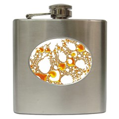 Special Fractal 04 Orange Hip Flask by ImpressiveMoments