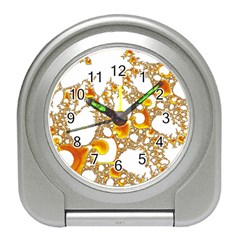 Special Fractal 04 Orange Desk Alarm Clock by ImpressiveMoments