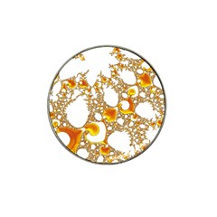 Special Fractal 04 Orange Golf Ball Marker 4 Pack (for Hat Clip) by ImpressiveMoments