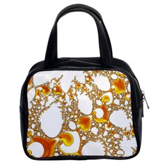 Special Fractal 04 Orange Classic Handbag (two Sides) by ImpressiveMoments