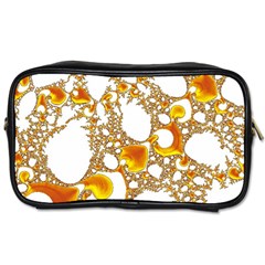 Special Fractal 04 Orange Travel Toiletry Bag (two Sides) by ImpressiveMoments