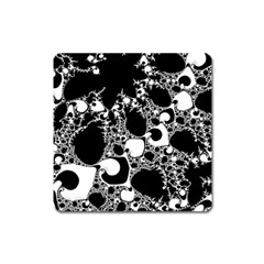 Special Fractal 04 B&w Magnet (square) by ImpressiveMoments