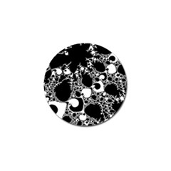 Special Fractal 04 B&w Golf Ball Marker 4 Pack by ImpressiveMoments