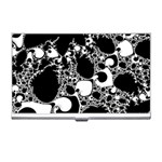 Special Fractal 04 B&w Business Card Holder Front