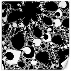 Special Fractal 04 B&w Canvas 16  X 16  (unframed) by ImpressiveMoments