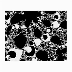 Special Fractal 04 B&w Glasses Cloth (small, Two Sided) by ImpressiveMoments