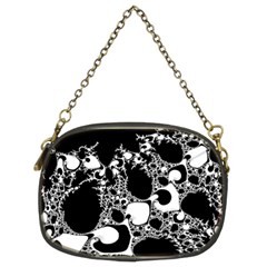 Special Fractal 04 B&w Chain Purse (two Sided)  by ImpressiveMoments