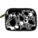 Special Fractal 04 B&w Digital Camera Leather Case Front