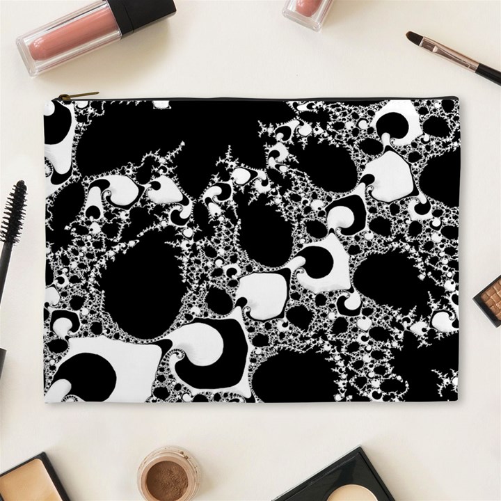 Special Fractal 04 B&w Cosmetic Bag (XL)