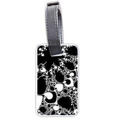 Special Fractal 04 B&w Luggage Tag (one Side) by ImpressiveMoments