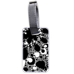 Special Fractal 04 B&w Luggage Tag (two Sides) by ImpressiveMoments