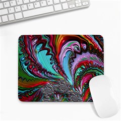 Special Fractal 02 Red Small Mouse Pad (rectangle) by ImpressiveMoments