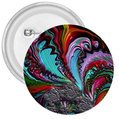 Special Fractal 02 Red 3  Button by ImpressiveMoments