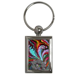 Special Fractal 02 Red Key Chain (rectangle) by ImpressiveMoments