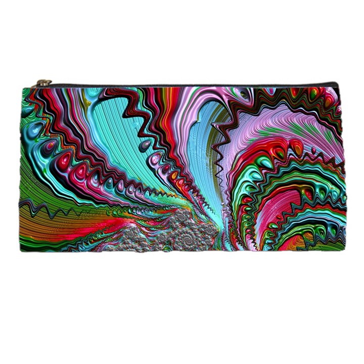 Special Fractal 02 Red Pencil Case