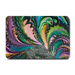 Special Fractal 02 Purple Small Door Mat by ImpressiveMoments