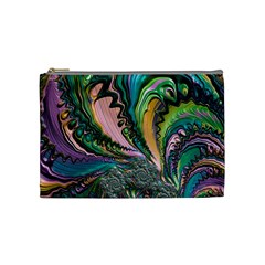 Special Fractal 02 Purple Cosmetic Bag (medium) by ImpressiveMoments