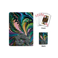 Special Fractal 02 Purple Playing Cards (mini) by ImpressiveMoments