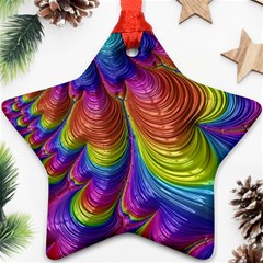 Radiant Sunday Neon Star Ornament by ImpressiveMoments