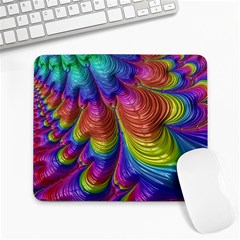 Radiant Sunday Neon Large Mouse Pad (rectangle) by ImpressiveMoments