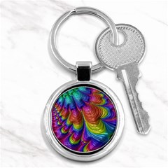 Radiant Sunday Neon Key Chain (round) by ImpressiveMoments