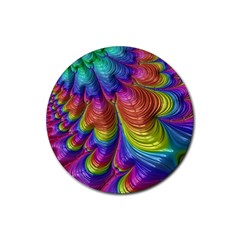 Radiant Sunday Neon Drink Coaster (round) by ImpressiveMoments