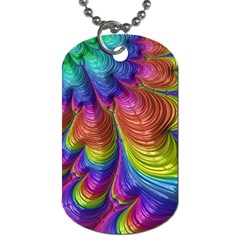 Radiant Sunday Neon Dog Tag (one Sided) by ImpressiveMoments