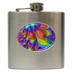 Radiant Sunday Neon Hip Flask by ImpressiveMoments