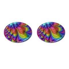 Radiant Sunday Neon Cufflinks (oval) by ImpressiveMoments