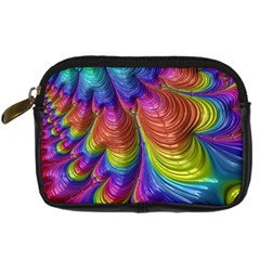 Radiant Sunday Neon Digital Camera Leather Case by ImpressiveMoments