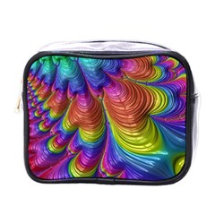 Radiant Sunday Neon Mini Travel Toiletry Bag (one Side)