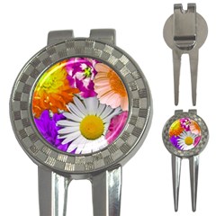 Lovely Flowers,purple Golf Pitchfork & Ball Marker by ImpressiveMoments