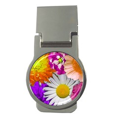 Lovely Flowers,purple Money Clip (round) by ImpressiveMoments