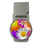 Lovely Flowers,purple Money Clip (Round) Front