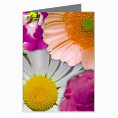 Lovely Flowers,purple Greeting Card