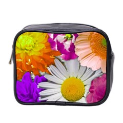 Lovely Flowers,purple Mini Travel Toiletry Bag (two Sides) by ImpressiveMoments