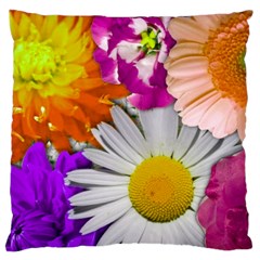 Lovely Flowers,purple Large Cushion Case (two Sided)  by ImpressiveMoments