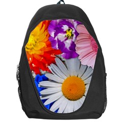 Lovely Flowers, Blue Backpack Bag by ImpressiveMoments